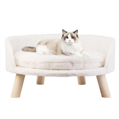 40Cm Elevated Pet Bed 3-Legged Sofa Cat Dog from B&Q