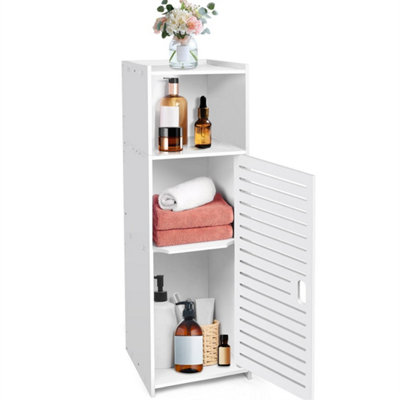 Type 3: 16X16X81Cm Narrow Tall Freestanding Bathroom Storage Cabinet from B&Q