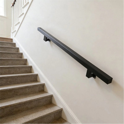 100Cm Metal Stair Handrail Banister Grab Rail from B&Q
