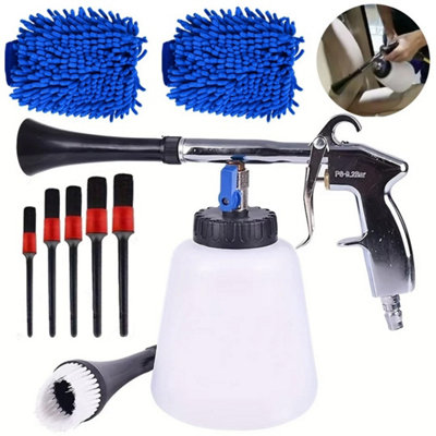  - High Pressure Car Cleaning Gun Soft Bristle Nozzle Interior Deep Clean