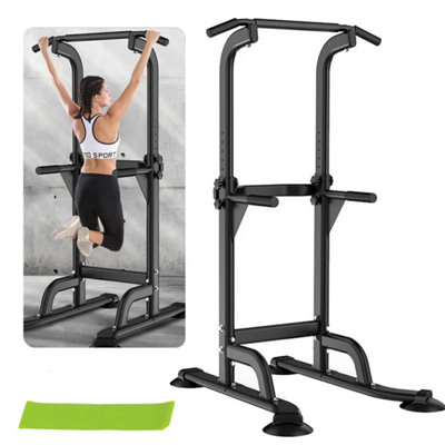 Power Tower Pull Up Dip Station Home Gym Workout Stand from B&Q