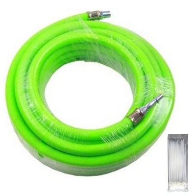 10M 8mm Heavy Duty Air Hose Quarter Bsp Fittings from B&Q