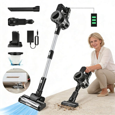 6000W Cordless Vacuum Cleaner Lightweight Handheld Bagless from B&Q