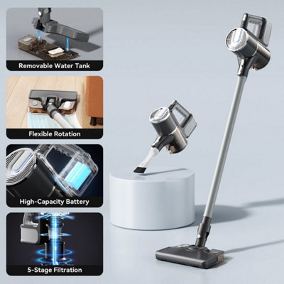 6000W Cordless Vacuum Cleaner Lightweight Handheld Bagless from B&Q