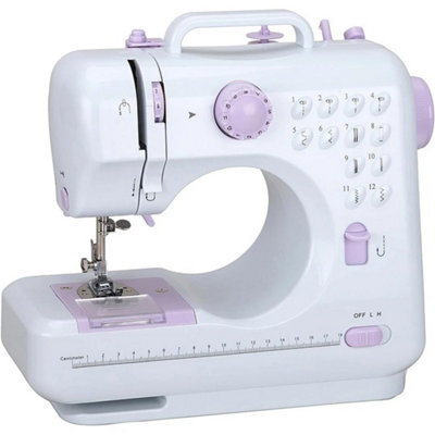 Portable Mini Electric Sewing Machine 12 Stitches For Beginners from B&Q