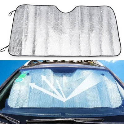  - Front Car Windscreen Sun Shield Shades Protect Window Uv Block Screen Heat Wind 130
