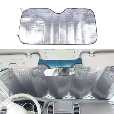  - Front Car Windscreen Sun Shield Shades Protect Window Uv Block Screen Heat Wind 130