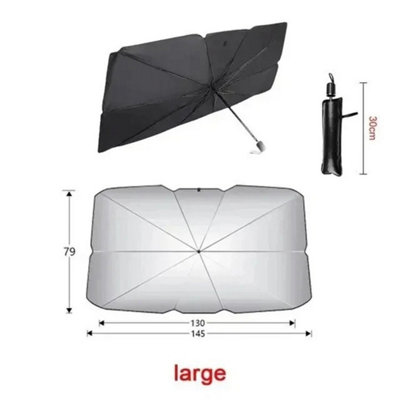  - Car Windshield Sunshade Umbrella  Front Window Uv Reflector Foldable Sun Visor