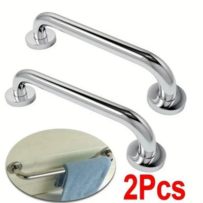 - 30Cm Bathroom Grip Shower Tub Grab Bar Safe Handle Handrail Rail Disabled 2