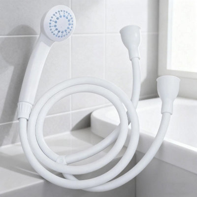  - Double Bath Sink Mixer Tap With Shower Head Hose Spray