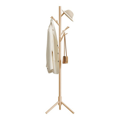 Tree Shaped Coat Rack 13 Hooks Hallway Hanger from B&Q