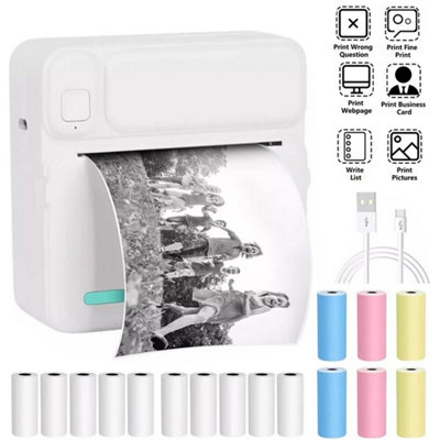 Pocket Bluetooth Thermal Printer For Photos & Labels from B&Q