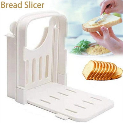 Bread Slicer Foldable Toast Slicer Adjustable Toast Slicing Machine from B&Q