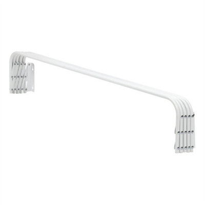 100Cm Clothes Dryer Wall Mounted Extendible Drying Rack Towel Laundry Airer New from B&Q
