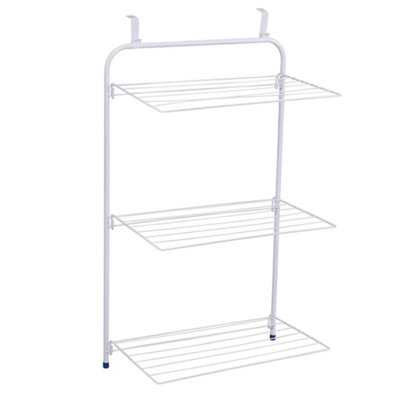 Overdoor Clothes Airer 3 Tier Indoor Hanging Laundry Drying Rack Space Saving from B&Q