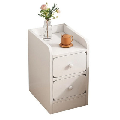 40Cm Slim Bedside Table Sofa End Side Table Nightstand Bedroom Drawer Cabinet from B&Q