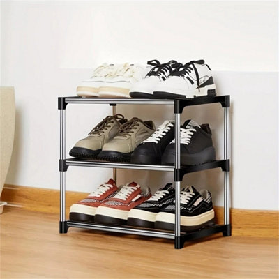  - 3-Tier Stackable Narrow Shoe Rack