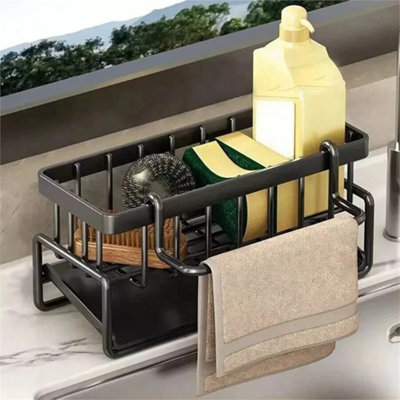 Kitchen Sink Caddy Sponge Holder Drain Rack from B&Q