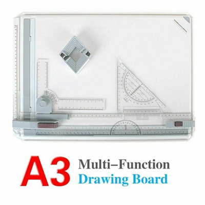 A3 Engineering Drawing Board Table Architect Drafting Whiteboard from B&Q