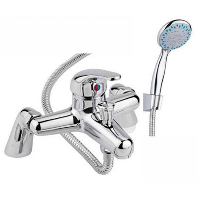  - Chrome Bathroom Sink Shower Mixer Tap With Handheld