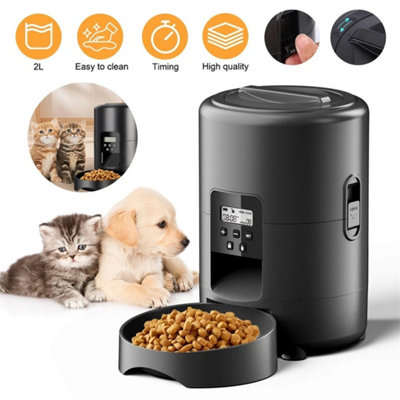 Smart Pet Feeder Cat Dog Food Dispenser With Timer Portion Control from B&Q
