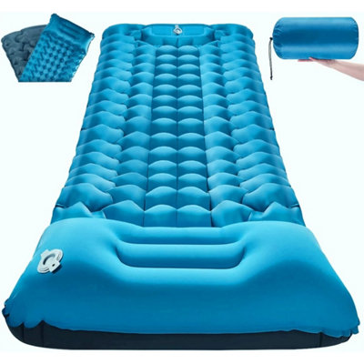 Camping Sleeping Self Inflating Mat 10Cm Thick Single Camp Air Bed from B&Q