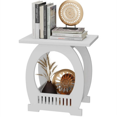 Large Bedside Table Drawer Cabinet Side End Table Nightstand Storage Shelf from B&Q