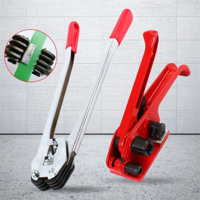 Portable Banding Machine Pallet Packaging Strapping Banding Kit Tensioner Sealer from B&Q