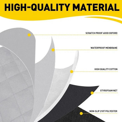  - Heavy Duty Quilted Car Boot Liner Mat Dog Protector Cover