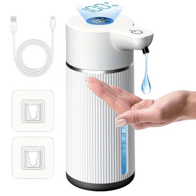  - Wihite Automatic Soap Dispenser 420Ml Touchless Electric Liquid Hand Soap Dispenser