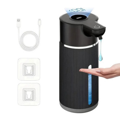  - Black Automatic Soap Dispenser 420Ml Touchless Electric Liquid Hand Soap Dispenser
