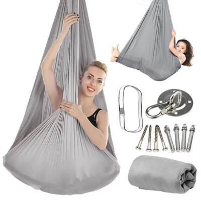  - Professional Aerial Silks Yoga Hammock Swing Trapeze Inversion Sling Max. 200Kg