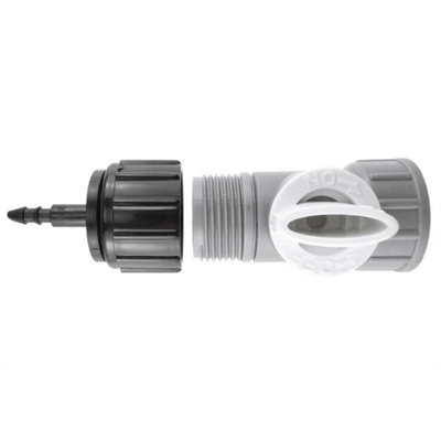  - Micro Irrigation Ball Valve Tap With 4mm Tube Adaptor And 3/4 Bsp Female Thread
