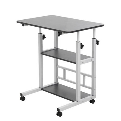  - Mobile Height Adjustable Overbed Laptop Desk Stand