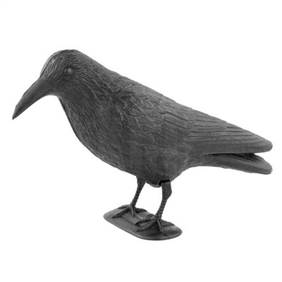  - 6Xrealistic Crow Decoy Garden Bird Deterrent Scarer