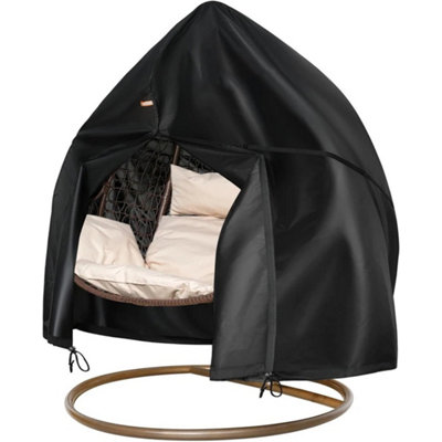  - 230X200Cm Double Egg Chair Cover Waterproof Zippered