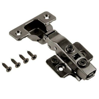 - Full Overlay Soft Close Hinge 35mm Black Nickel
