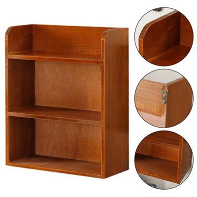  - 3Tier Wall Mounted Shelving Storage Unit Shelf Home Office Desktop Display Rack