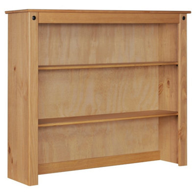 - Sideboard Hutch Top Large Buffet Dresser Solid Mexican Wood Pine Shelves
