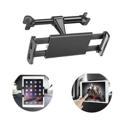 B&Q Car Headrest Back Seat Mount Adjustable Holder For Ipad Tablet Phone
