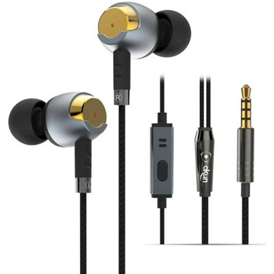 B&Q Headphones Earphones Wired For Iphone, Ipad, Android, Computer, 3.5mm Jack