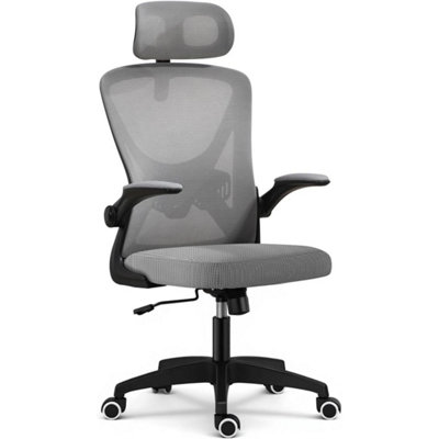 B&Q Mesh Swivel Chair With Ergonomic Design For Professionals