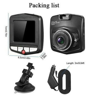 B&Q 2.4 Inch Car Dvr Hd 1080P Dash Cam Front Video Recorder
