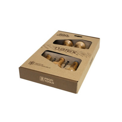 B&Q -  Narex Graving Chisel Set For Woodcut 5Pcs