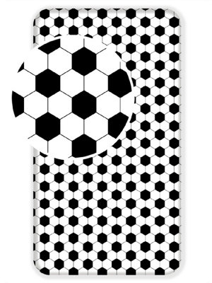 Football 100% Cotton Single Fitted Sheet from B&Q