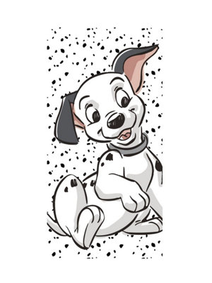 B&Q -  101 Dalmatians Lucky Beach Towel