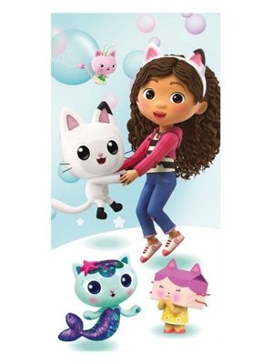 Gabby's Dollhouse Gabbys Dollhouse 100% Cotton Towel from B&Q