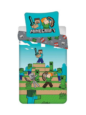 Minecraft We Got This Single Duvet Cover And Pillowcase SetEuropean Size from B&Q
