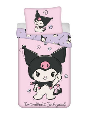 B&Q -  Kuromi Single Duvet Cover And Pillowcase Set