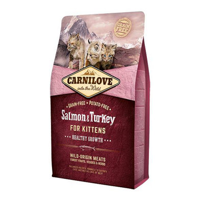 Carnilove Kitten Salmon & Turkey Dry Cat Food 2 Kg from B&Q